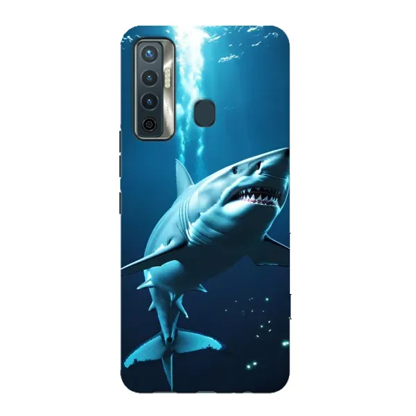 Чехол с принтом «Акула под водой» для TECNO Camon 17