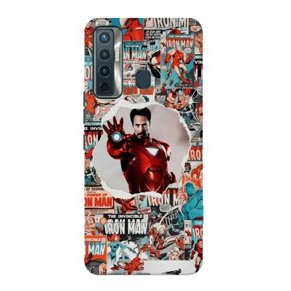 Чохол з принтом «Айронмен» для TECNO Camon 17 Чохол з принтом «Айронмен» для TECNO Camon 17