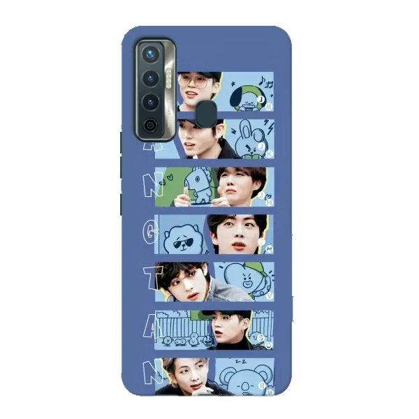 Чехол с принтом «Bangtan» для TECNO Camon 17 Чехол с принтом «Bangtan» для TECNO Camon 17