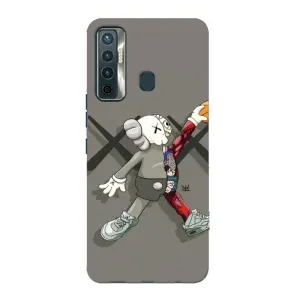 Чехлы для TECNO Camon 17 - Bearbrick Louis Vuitton (PREMIUMPrint) (Беарбрик Джордан)
