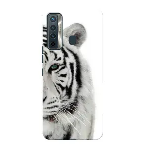 Чехлы с картинками животных TECNO Camon 17 (Белый Тигр)