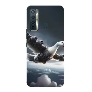 Чехол с мемом Тралалело тралала на TECNO Camon 17 (Бомбардини гусини)