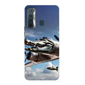 Чехол с мемом Тралалело тралала на TECNO Camon 17 (Бомбардиро крокодило)