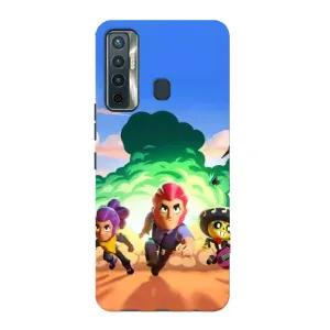 Чехол для TECNO Camon 17 Бравл Старс (VPrint) (Бравел Старс)