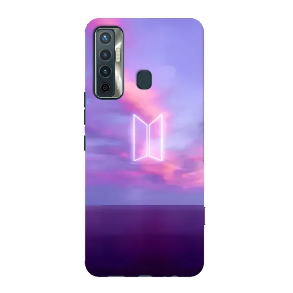 Чехол с принтом «BTS логотип» для TECNO Camon 17 Чехол с принтом «BTS логотип» для TECNO Camon 17