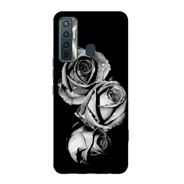 Чехол с принтом «Черная роза» для TECNO Camon 17 Чехол с принтом «Черная роза» для TECNO Camon 17