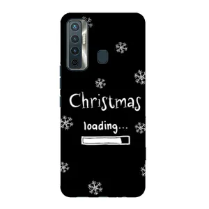 Рождественские, Праздничные Чехлы для Техно Камон 17 (Christmas loading)