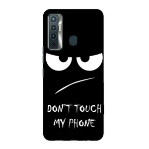Чехол для Техно Камон 17 - (AlphaPrint) с печатью (ТОП продаж) (Dont Touch)