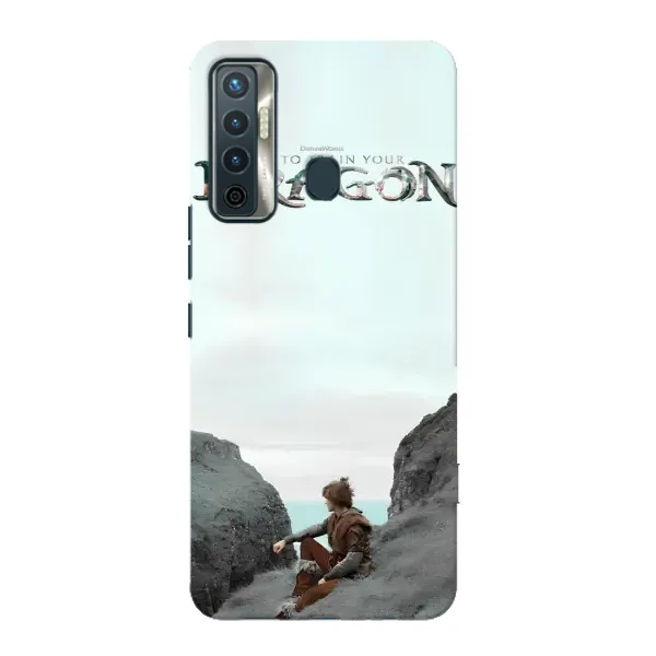 Чохол з принтом «Дракон лого» для TECNO Camon 17