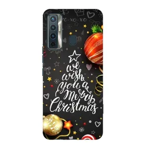 Рождественские Чехлы для TECNO Camon 17 (VPrint) (Елочка)