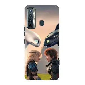 Чохол як приборкати дракона на TECNO Camon 17 (Гикавка і Астрід)