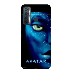 Чехлы с фильма АВАТАР для TECNO Camon 17 (AlphaPrint) (глаз Аватара)