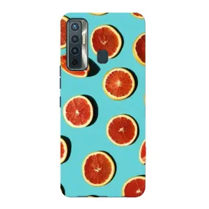 Чехлы с Фруктами для TECNO Camon 17 (VPrint) (Грейпфрут)