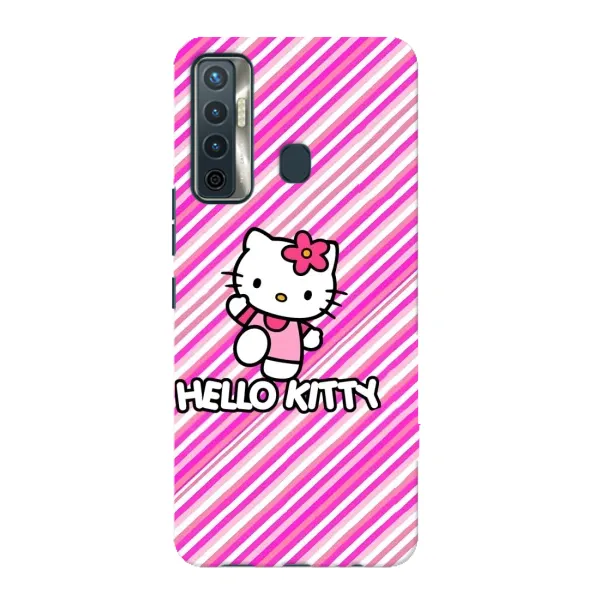Чехол с принтом «Hello Kytty» для TECNO Camon 17 Чехол с принтом «Hello Kytty» для TECNO Camon 17