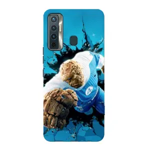 Чехол с принтом Фантастическая четверка для TECNO Camon 17 (Существо Фантастическая Четверка)