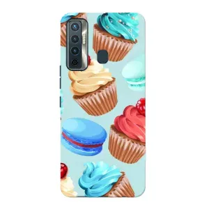Чехлы с Фруктами для TECNO Camon 17 (VPrint) (Кексики)
