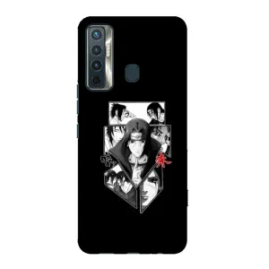 Чехлы на тему: Итачи Учиха для TECNO Camon 17 (AlphaPrint) (коллаж Итачи)