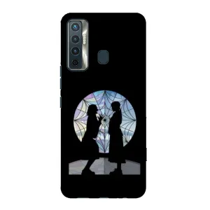 Чехлы Венсдей на TECNO Camon 17 Уэнсдей (AlphaPrint) (комната Уэнздей)