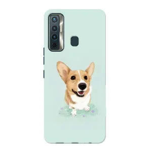 Чехлы с собаками для TECNO Camon 17 (VPrint) (Корги)