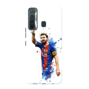 Чехлы Месси для TECNO Camon 17 (AlphaPrint) (Лео Месси)