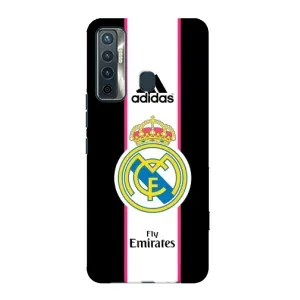Чехол для TECNO Camon 17 с принтом Реал Мадрид (Лого Real Madrid)