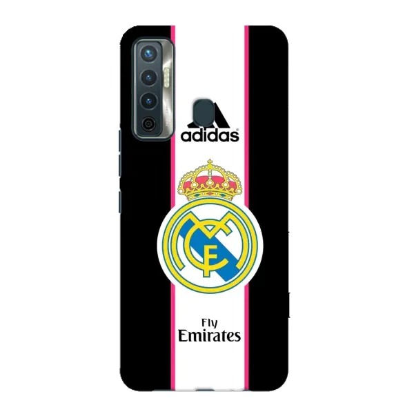 Чехол с принтом «Лого Real Madrid» для TECNO Camon 17