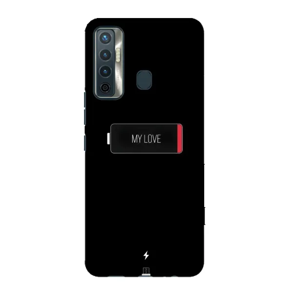 Чехол с принтом «Love battery» для TECNO Camon 17 Чехол с принтом «Love battery» для TECNO Camon 17