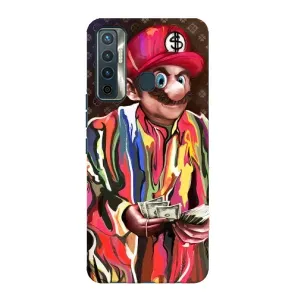 Брендновые Чехлы для TECNO Camon 17 - (PREMIUMPrint) (Mario LV)