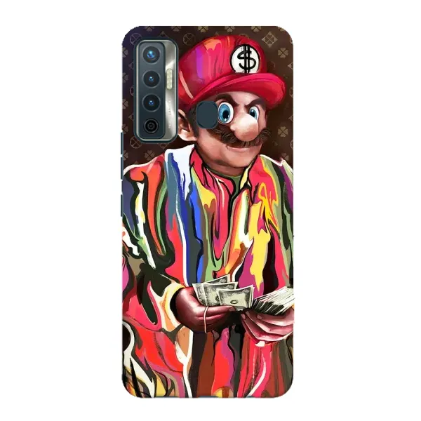 Чехол с принтом «Mario LV» для TECNO Camon 17