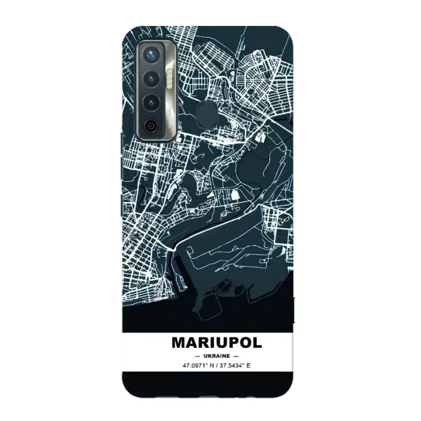 Чехол с принтом «Мариуполь» для TECNO Camon 17