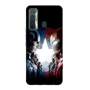 Чехлы с героями Марвел TECNO Camon 17 (VPrint) (Марвел стайл)