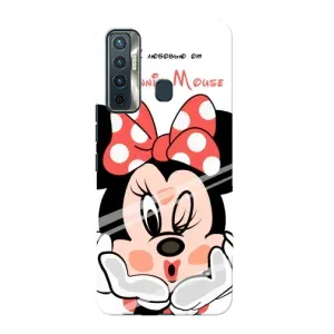 Эксклюзивный чехол для TECNO Camon 17 (AlphaPrint - Мультяшные) (Маус Минни)