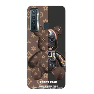 Крутые Чехлы Луи Виттон для TECNO Camon 17 (AlphaPrint) (Медведь Луи Витон)