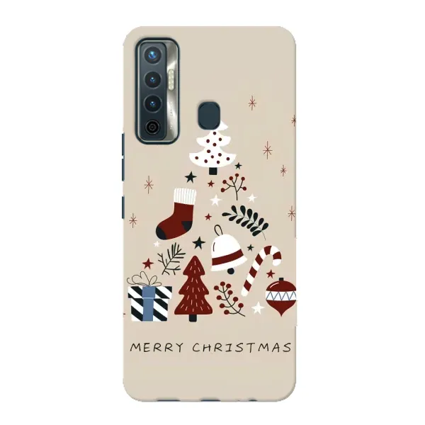 Чехол с принтом «Merry Christmas» для TECNO Camon 17 Чехол с принтом «Merry Christmas» для TECNO Camon 17