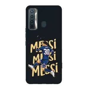Чехол с принтом «Messi ПСЖ» для TECNO Camon 17