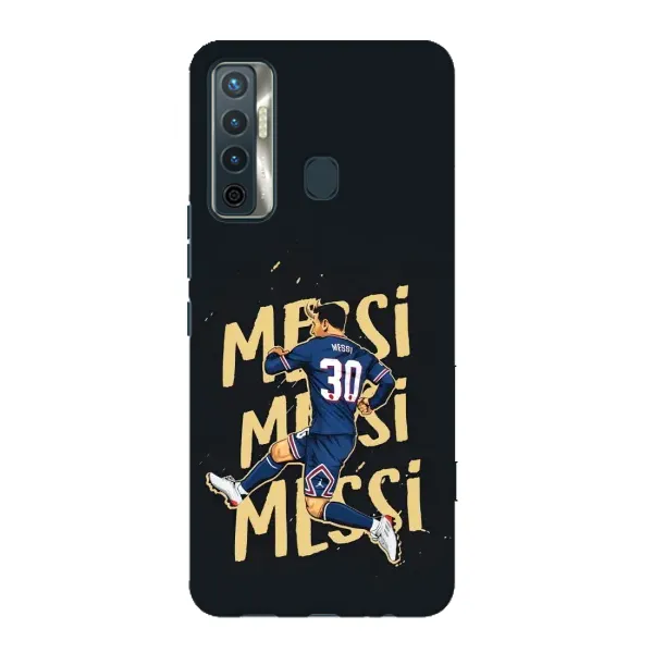 Чехол с принтом «Messi ПСЖ» для TECNO Camon 17