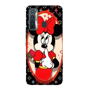 Чехол Disney Mouse TECNO Camon 17 (PREMIUMPrint) (Минни Маус ЛВ)