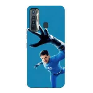 Чехол с принтом Фантастическая четверка для TECNO Camon 17 (Мистер Фантастик супергерой)