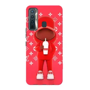 Крутые Чехлы Луи Виттон для TECNO Camon 17 (AlphaPrint) (Модный стиль)
