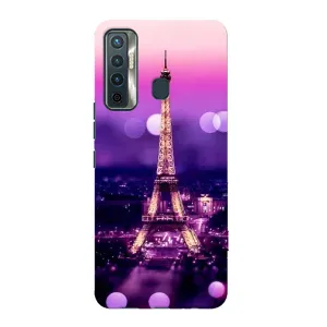 Чехол Эйфелева Башня для TECNO Camon 17 - (AlphaPrint) (Париж Башня)