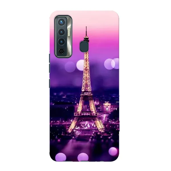 Чехол с принтом «Париж Башня» для TECNO Camon 17