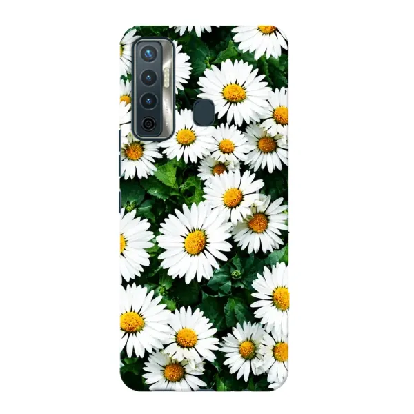 Чехол с принтом «Ромашки» для TECNO Camon 17 Чехол с принтом «Ромашки» для TECNO Camon 17