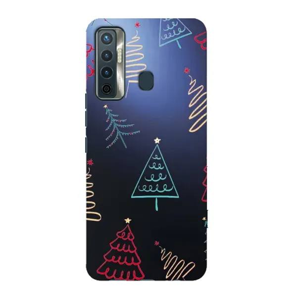 Чехол с принтом «Рождественские елки» для TECNO Camon 17 Чехол с принтом «Рождественские елки» для TECNO Camon 17