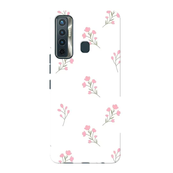Чехол с принтом «Розовые цветы» для TECNO Camon 17