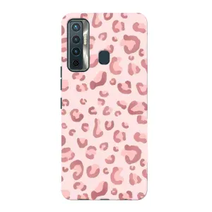 Чохол з розовим принтом для TECNO Camon 17 (Рожевий леопард)