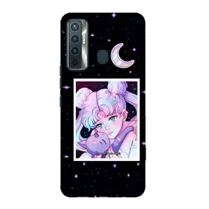 Чехлы Персонажи Аниме Наруто для TECNO Camon 17 (AlphaPrint) (Сейлор Мун)