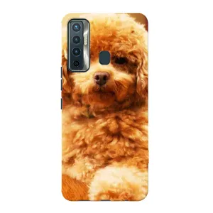 Чехлы с собаками для TECNO Camon 17 (VPrint) (Щенок Бишон)