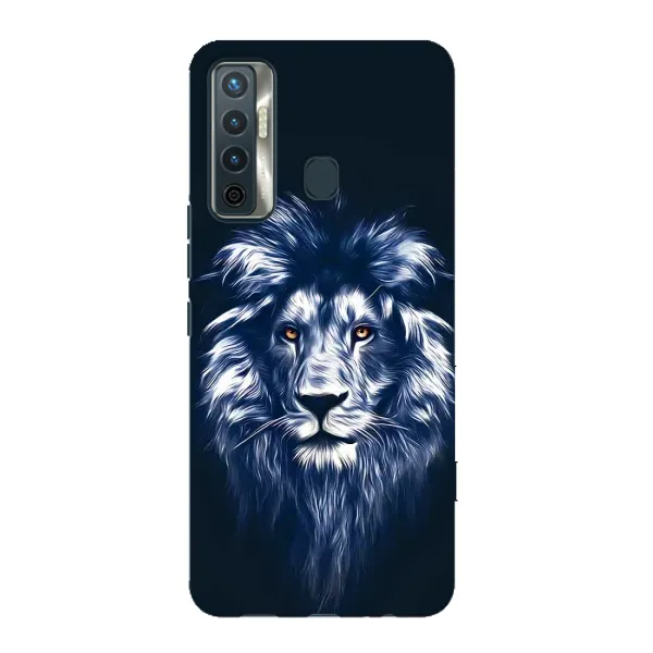 Чохол з принтом «Синій Лев» для TECNO Camon 17