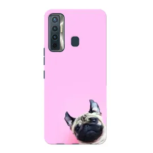 Чехлы с собаками для TECNO Camon 17 (VPrint) (Смешная собака)