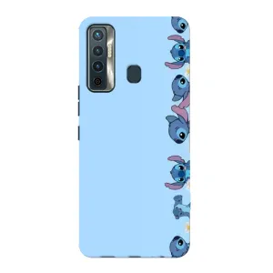 Чехол с принтом «Стич фон» для TECNO Camon 17